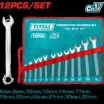LLAVE MIXTA JUEGO X 12 PZS 6-32MM CRV INDUSTRIAL SUPER TOTAL (THT1022122)