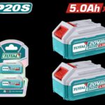 KIT DE 2 BATERIAS 20V 5.0AH INDUSTRIAL ION LITHIUM  INDUSTRIAL SUPER TOTAL (TOSLI240464)