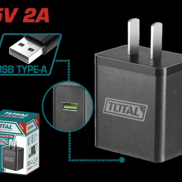 CARGADOR 5V ENTRADA USB SUPER TOTAL (UTCLI120502)
