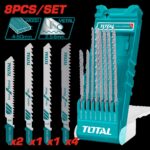 SET DE SEGUETA SIERRA CALADORA X 8 PCS PARA MADERA Y METALES SUPER TOTAL (TACSD7386)