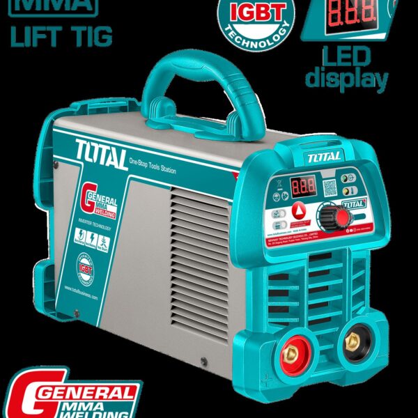 SOLDADOR INVERSOR DIGITAL 130A (MMA-LIFT TIG) 110-120V SUPER TOTAL (UTW213059)