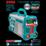 SOLDADOR INVERSOR DIGITAL 200A (MMA-LIFT TIG-VRD) 110-220V INDUSTRIAL SUPER TOTAL (UTW2200691)