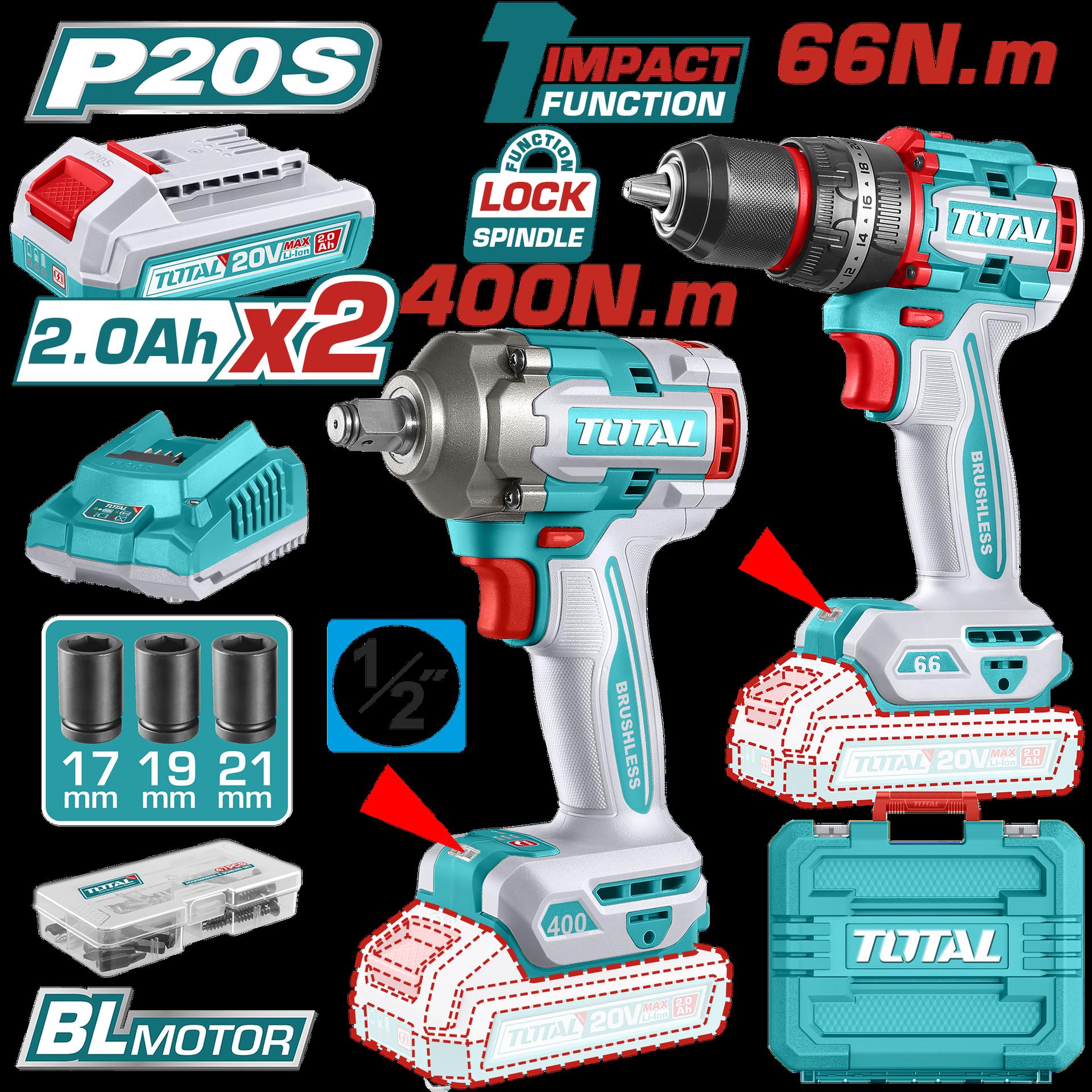 thumbnail image 2 of 36V Cordless Drill Set With 2 Batteries & Charger – 150W, 3/8" Keyless Chuck, 1500 RPM – Yellow 2 of 6