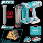 CLAVADORA INALAMBRICA 50MM 20V NO INCLUYE BATERIA Y CARGADOR INDUSTRIAL SUPER  TOTAL (TCBNLI5005)