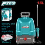 FUMIGADORA INALAMBRICA 16L 20V 5BAR BATERIA Y CARGADOR NO INCLUIDO TOTAL (TSPLI2016)