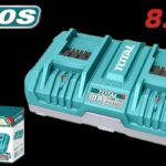 CARGADOR INTELIGENTE DOBLE PARA BATERIAS 20V INDUSTRIAL TOTAL (UTFCLI2082)