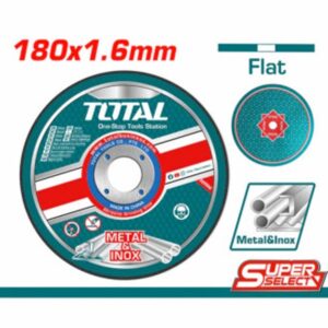 Disco Corte Metal/Acero Inoxidable 7" Centro Plano Super Total (TAC2161801)
