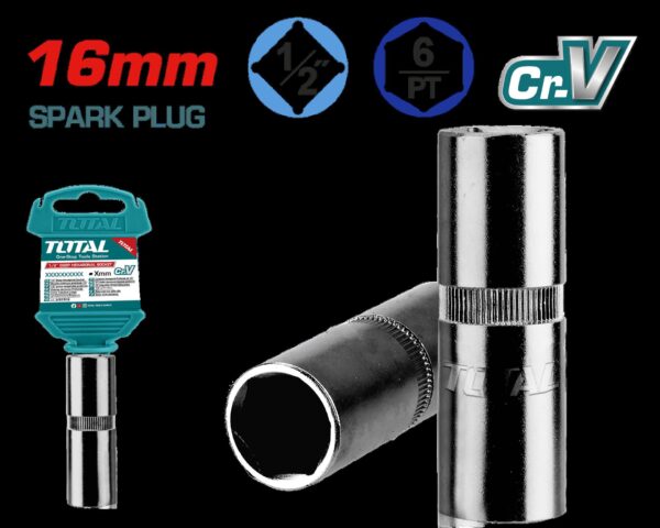 COPA BUJIA 1/2" 16MM INDUSTRIAL SUPER TOTAL (THSPS12166)