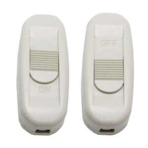 Interruptor Corredizo para Lampara Blanco (1033)
