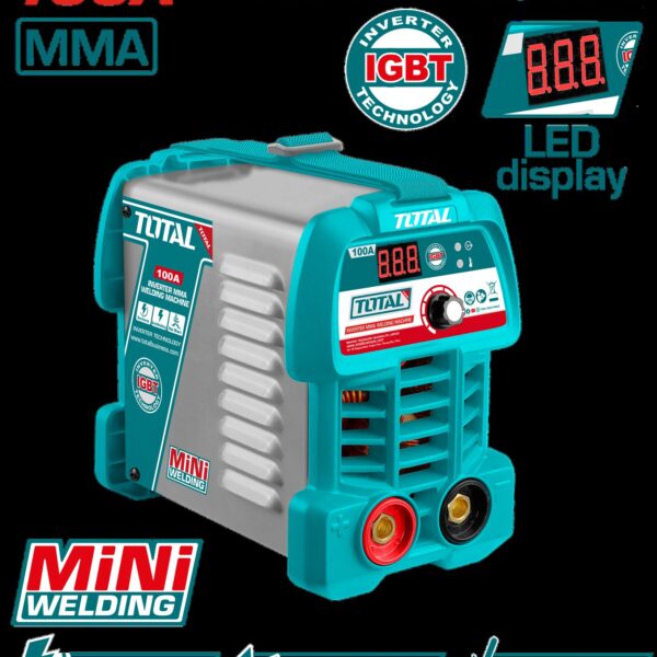 SOLDADOR INVERSOR DIGITAL 100A (MMA) 110-220V  SUPER TOTAL (UTW210049)