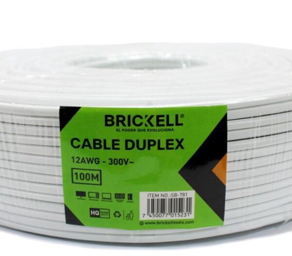 CABLE DUPLEX 2 X 12 (BK-781) (RETIE)
