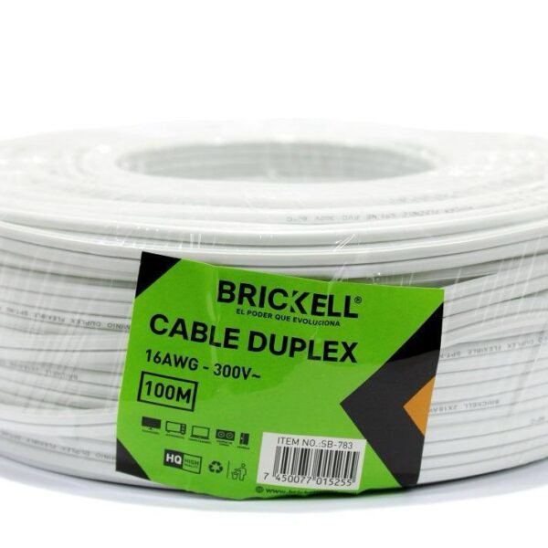 CABLE DUPLEX 2 X 16 (BK-783) (RETIE)