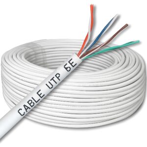 Cable Utp Titanium Cca Cat 6E Interior 305M Blanco (60%COBRE-40%ALUMINIO)(TTA197)