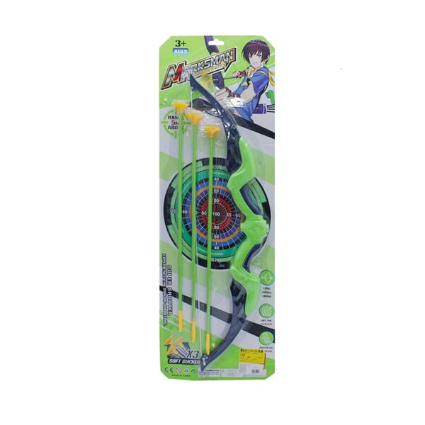 JUEGO DE ARCO Y FLECHAS  DE PLASTICO SIN MECANISMO [K188-1]