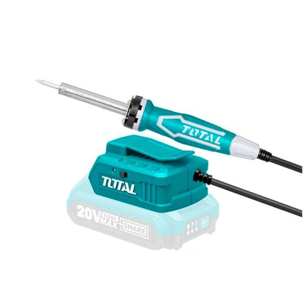 CAUTIN INALAMBRICO 40W 20V BATERIA Y CARGADOR NO INCLUIDO TOTAL (TSILI2001) REF: 15085