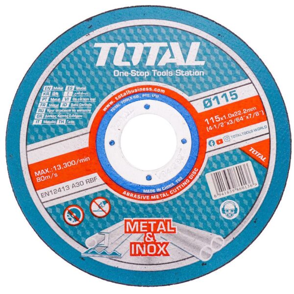 DISCO CORTE METAL 4-1/2″ TOTAL (TAC210115100) REF: 18747