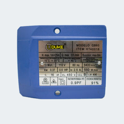 REPUESTO TAPA ARRIBA ELECTROBOMBA UDUKE (1/2 HP) QB60