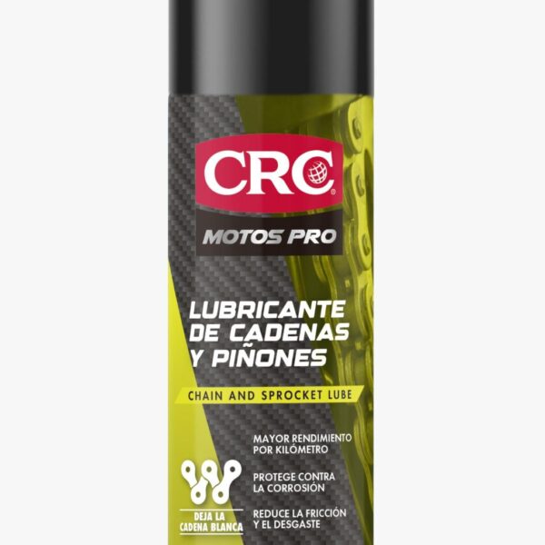 LUBRICANTE DE CADENAS Y PIÑONES 470 ML PRO COLOR BLANCO PARA MOTOS CRC  (60000145)