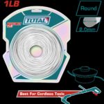 NYLON GUADAÑADORA REDONDO 2,0 MM -1LB INDUSTRIAL TOTAL (TALS2001)