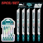 Set de Segueta Sierra Caladora X5PCS para Madera Super Total (TJSBT111C)