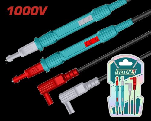 CABLE DE PRUEBA PARA MULTIMETRO 1000V 100CM INDUSTRIAL SUPER TOTAL (TMT31001)