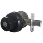 CHAPA CERROJO AUXILIAR DE SEGURIDAD 650 AUTOMATICO NEGRO