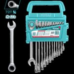 LLAVE MIXTA CON RACHE  8 - 19 MM JUEGO X 12 PZS  INDUSTRIAL SUPER TOTAL (THT102RK0126)