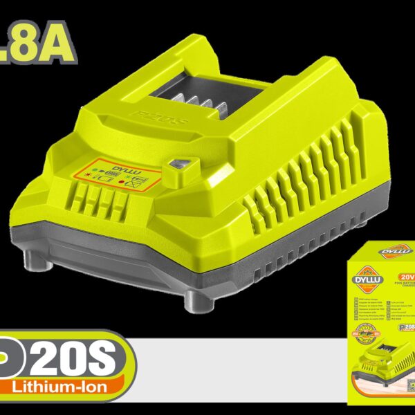 CARGADOR INTELIGENTE  PARA BATERIAS 20V 1.8AH DYLLU (UDTFCP518)
