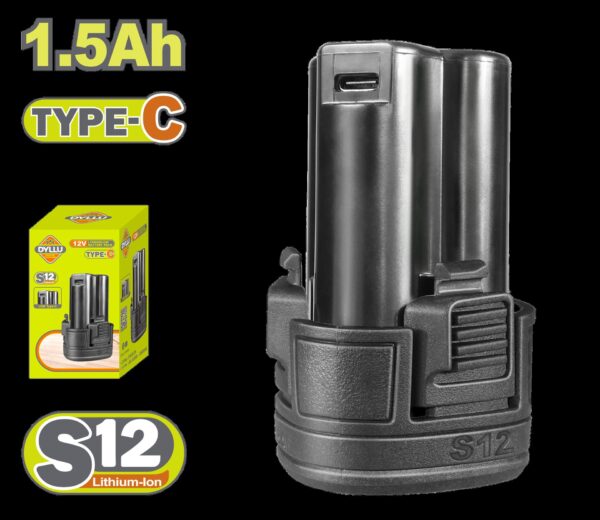 BATERIA 12V 1.5AH ION LITHIUM DYLLU (DTLBS5150)