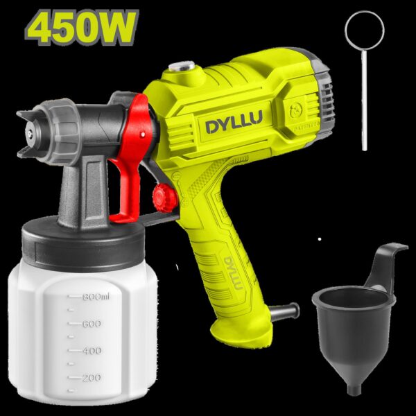 PISTOLA PINTAR ELECTRICA 800ML 450W DYLLU (UDTEG1A45)