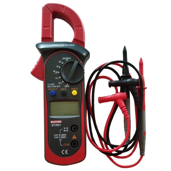 PINZA VOLTIAMPERIMETRICA 600V 400A SUKRA TS201 (33402) REF: 21084