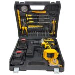 Taladro Atornillador Inalambrico 3/8 21V  40N.M Incluye 2 Baterias, Cargador y 48 PCS Uduke (HT3388)