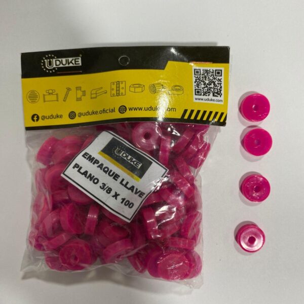 EMPAQUE ECONOMICO GRIFO SILICONADO FUSCIA (BOLSA X 100) (PRECIO X BOLSA)