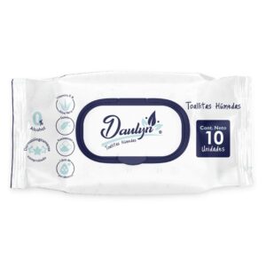 PAÑITOS HUMEDOS DAULYN X 10 UNIDADES