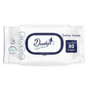 PAÑITOS HUMEDOS DAULYN X 80 UNIDADES