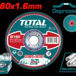 DISCO CORTE METAL/ACERO INOXIDABLE 7" CENTRO CONCAVO SUPER TOTAL (TAC2161802)
