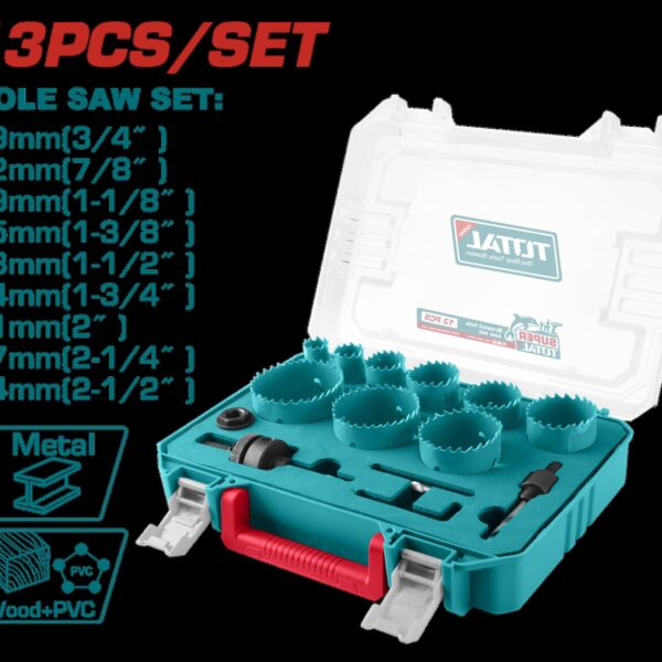 SIERRA COPA BIMETAL JUEGO X 13PCS TOTAL (TACSH0132)
