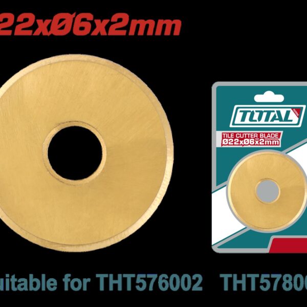 RODAJA CORTABALDOSA  22X06X2MM ADAPTABLE (THT576002 THT578001) SUPER TOTAL (THT576002B)