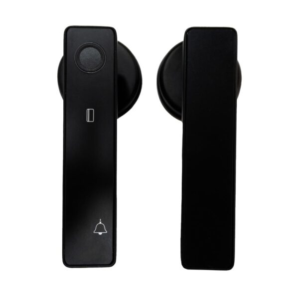 CERRADURA DIGITAL INTELIGENTE DE MANIJA APERTURA CON CLAVE, HUELLA, TARJETA, APP TUYA Y SMART LIFE WIFI UDUKE (HT3304)