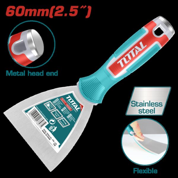 ESPATULA 2.5" MANGO PLASTICO INDUSTRIAL SUPER TOTAL (THT83606)