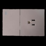 Toma Swiche Terra Gris Uduke (V8-018)