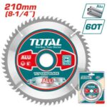 DISCO CORTE ALUMINIO  8-1/4" INDUSTRIAL TOTAL (TAC233523)