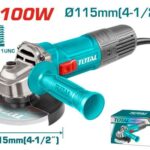 PULIDORA 4 1/2 1100W INCLUYE MANGO AUXILIAR INDUSTRIAL TOTAL (UTG110125363)