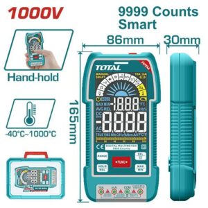 Tester Digital 1000V 9999 Conteos Rms Industrial Total (TMT5110004)
