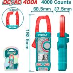 PINZA VOLTIAMPERIMETRICA DIGITAL 400V  4000 CONTEOS RMS TOTAL (TMT762002)