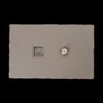 Toma TV + Toma Internet Terra Gris Uduke (V8-037)