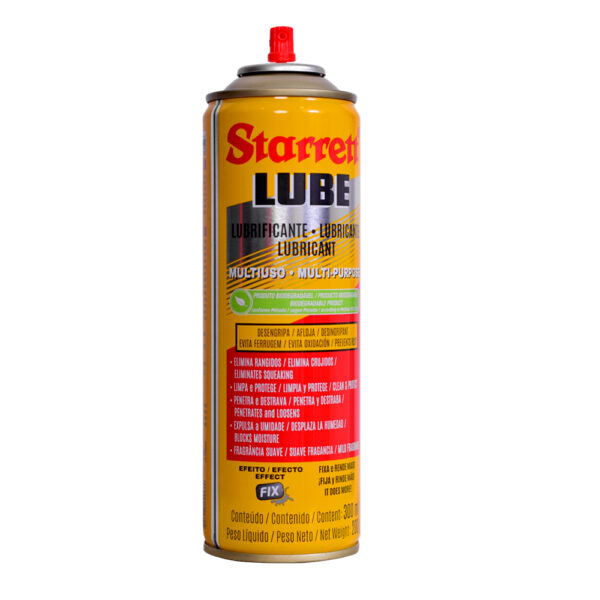 ACEITE LUBRICANTE EN AEROSOL USO GENERAL 300ML STARRETT (LUBRICA LIMPIA Y PROTEGE)(S-LUB300) REF:20055