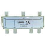 SPLITTER TV FINO X 6 SALIDAS UDUKE (5-1000 MHZ) (HT30290)(HT90152) REFF: 4297