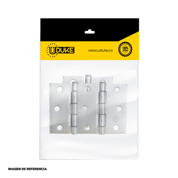 BISAGRA NUDO CABEZA PLANA HIERRO 3X3 C-16 PQT X 3 UDUKE REF: 4563K