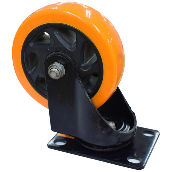 RODACHINES 4" PLANO NARANJA PESA GIRATORIO 100MM 120KG (INDIVIDUAL) (RPNF100)(HT30087) REF:5983